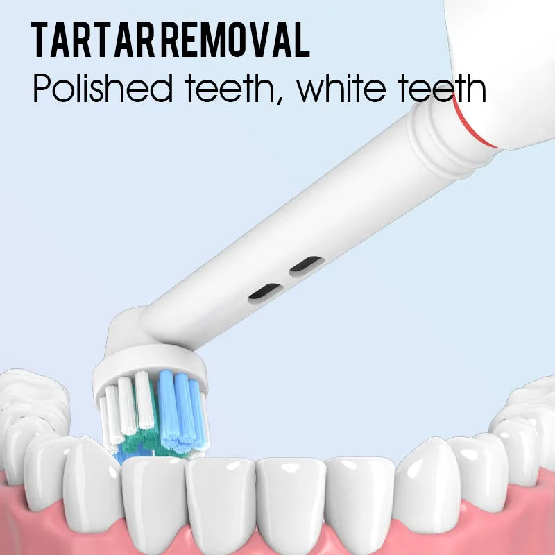 Electric Toothbrush Rotary Round Head Adult Soft Bristle Induction Automatic Men's And Women's Couples Set Compatible With Orab