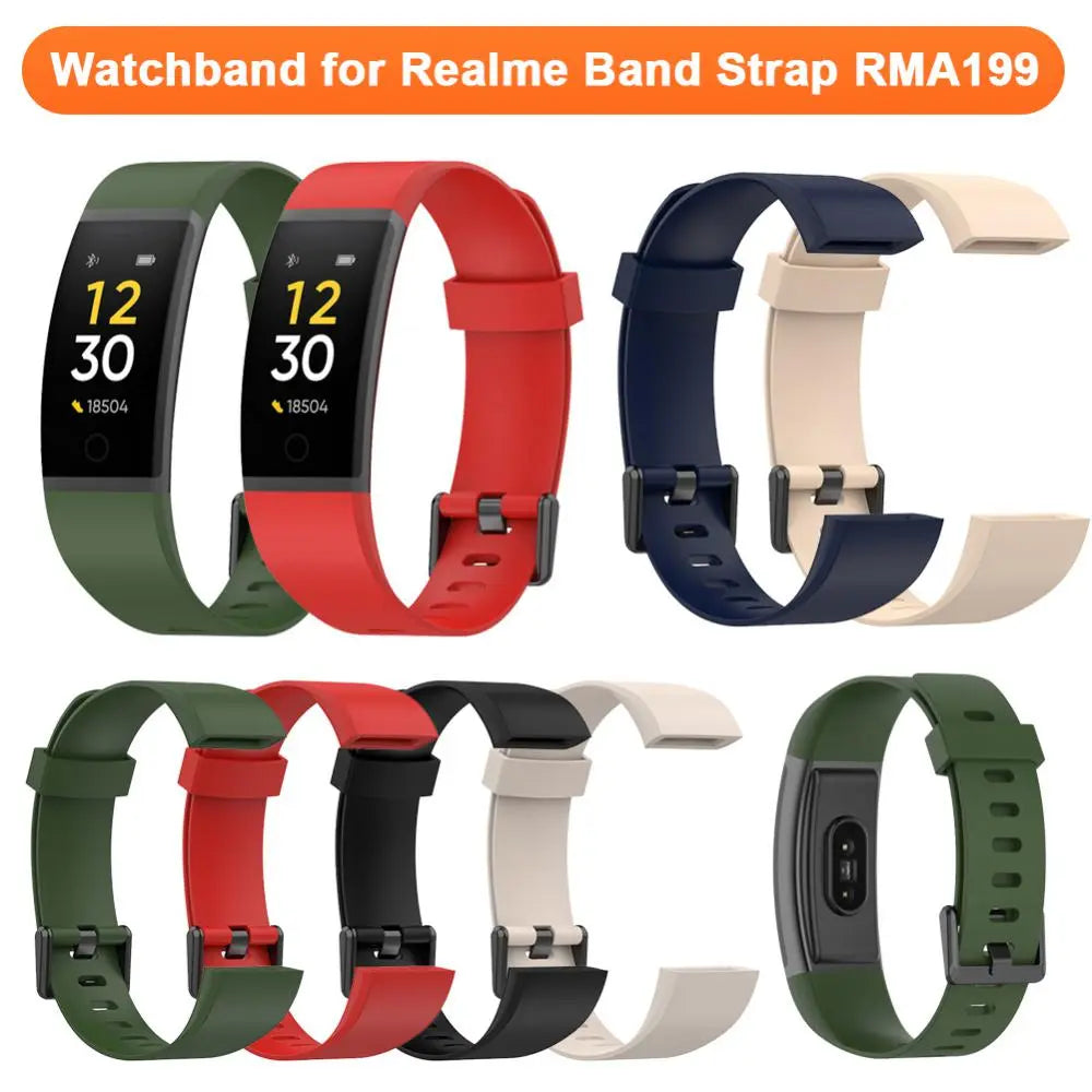 Silicone for Realme Band Strap RMA199 Watch Band Official Bracelet Replacement Wristband Wirst Strap for Realme Band