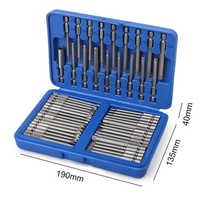 50PCS Screwdriver Bits Combination Set Chrome Vanadium Steel Screwdriver Security Torx Hex Power Repair Hand Tools