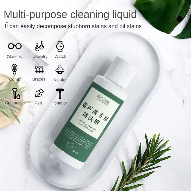 50ml Ultrasonic Special Cleaning Liquid Cleaning Machine To Wash Glasses Watch Jewelry Cleaning Artifact Cleaner Free CleanCloth
