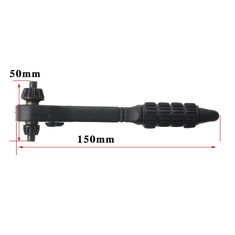 2-in-1 Drill Chuck Key Ratchet Spanner Universal Wrench Hand Drill Chuck Key Drill Electric Ratchet Wrench Spanner Hand Tool