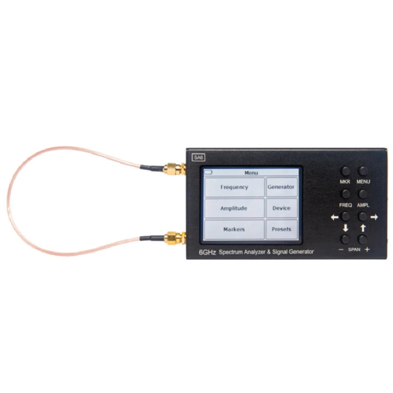 6Ghz Spectrum Analyzer SA6 Signal Generator Wi-Fi 2G 4G LTE CDMA GSM Beidou GP Portable Metal Amplitude Frequency Analyzer