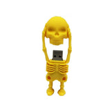 JASTER Skull USB Flash Drives 64GB Skeleton Memory Stick 32GB Red Heart Pen Drive 16GB Lung U Disk Creative Gift Brain Pendrive