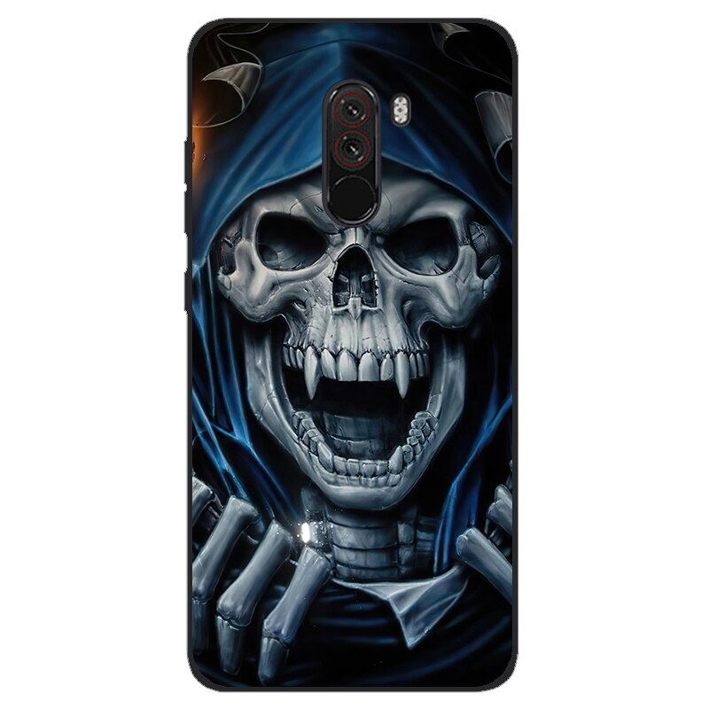 For xiaomi mi pocophone f1 Case Silicon Back Cover Phone Case for xiaomi poco F1 Cases Pocofone F1 6.18 inch Soft bumper coque