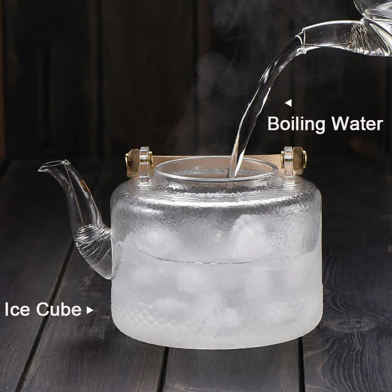 Coffee Mug Cup Warmer 100 Levels Adjustble Electric Heating Pad  1.1/1.2L Heat-Resistant Glass Teapot Water Jug Tea Infuser Gift
