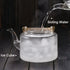 Coffee Mug Cup Warmer 100 Levels Adjustble Electric Heating Pad  1.1/1.2L Heat-Resistant Glass Teapot Water Jug Tea Infuser Gift