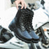 Motorcycle Boots for Men Black Martin Boots Off-road Motorbike Racing Shoes Riding Motorcyclist Equipment Breathable Shockproof