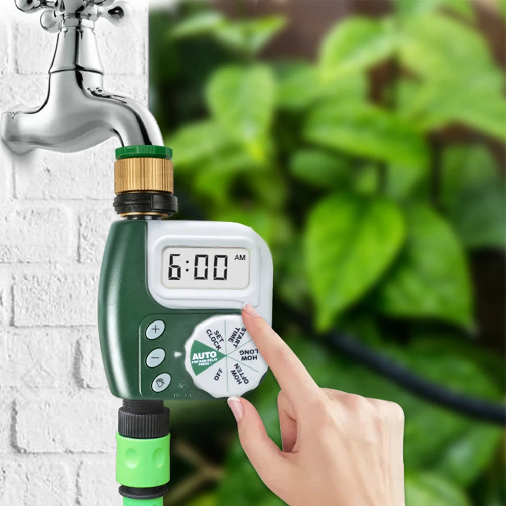Sprinkler Timer Garden Water Timers Soft Rubber Button Digital Irrigation Machine for Cooling Courtyard/Greenhose Humidification
