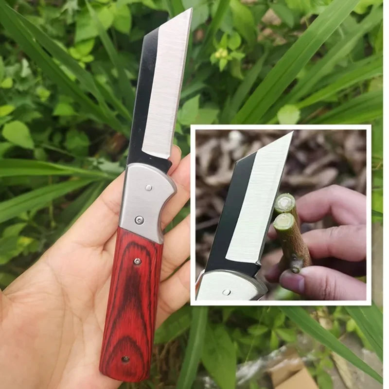 Grafting knife tool cutting stainless steel, manganese steel folding garden grafting artifact