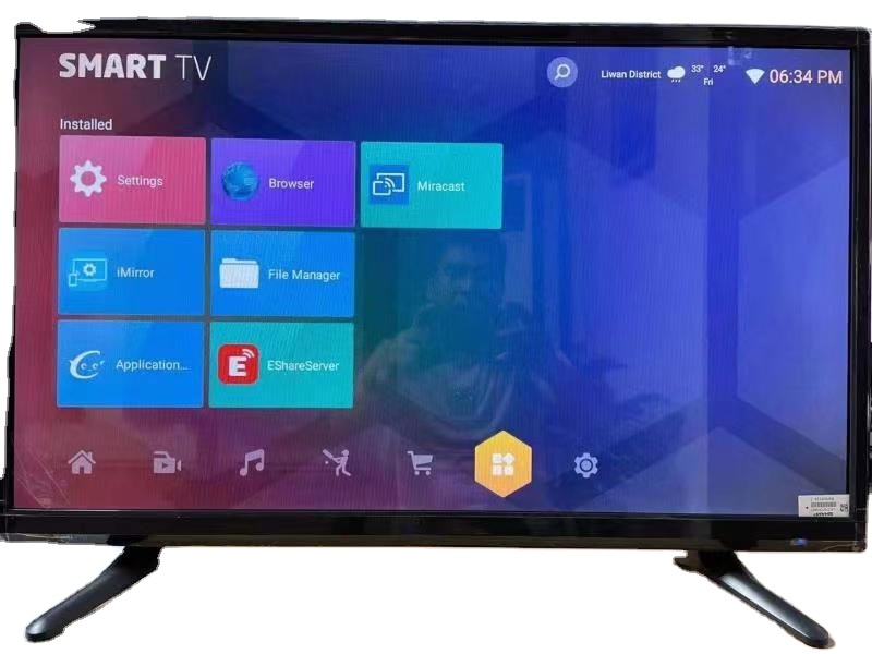 Guangdong Suppliers 4k uhd flat screen TV buying in bulk wholesale 65 55 32 inch lcd led smart android tv television