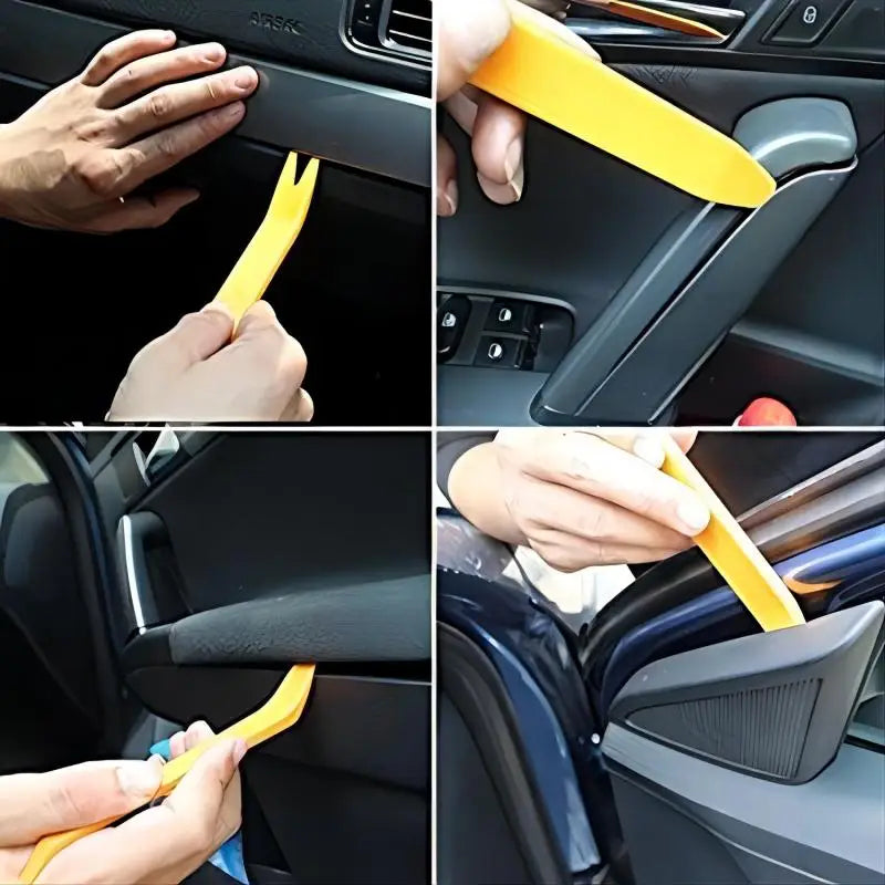 4pcs/set Car Panel Removal Tools Automobile Radio Panel Door Clip Trim Dash for Audio Removal Installer Pry Repair Tool Set