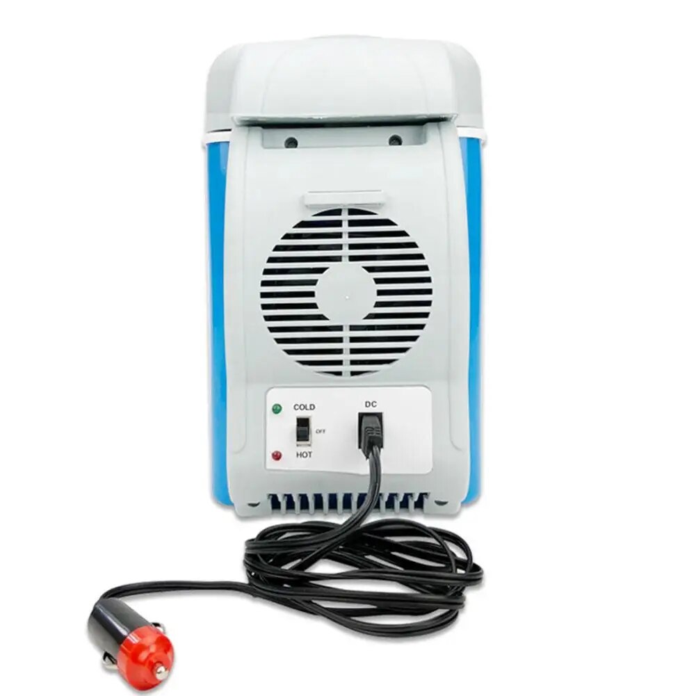 12V Refrigerator Freezer Heater 7.5L Mini Car Freezer Portable Refrigerator Fridge Electric Warmer & Cooler Icebox Travel X0I1