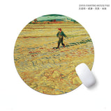 Wheatfields Under A Clouded Sky Van Gogh Mouse Pad Office Computer Non-Slip Thickened Surface for The Mouse Personalized Deskpad