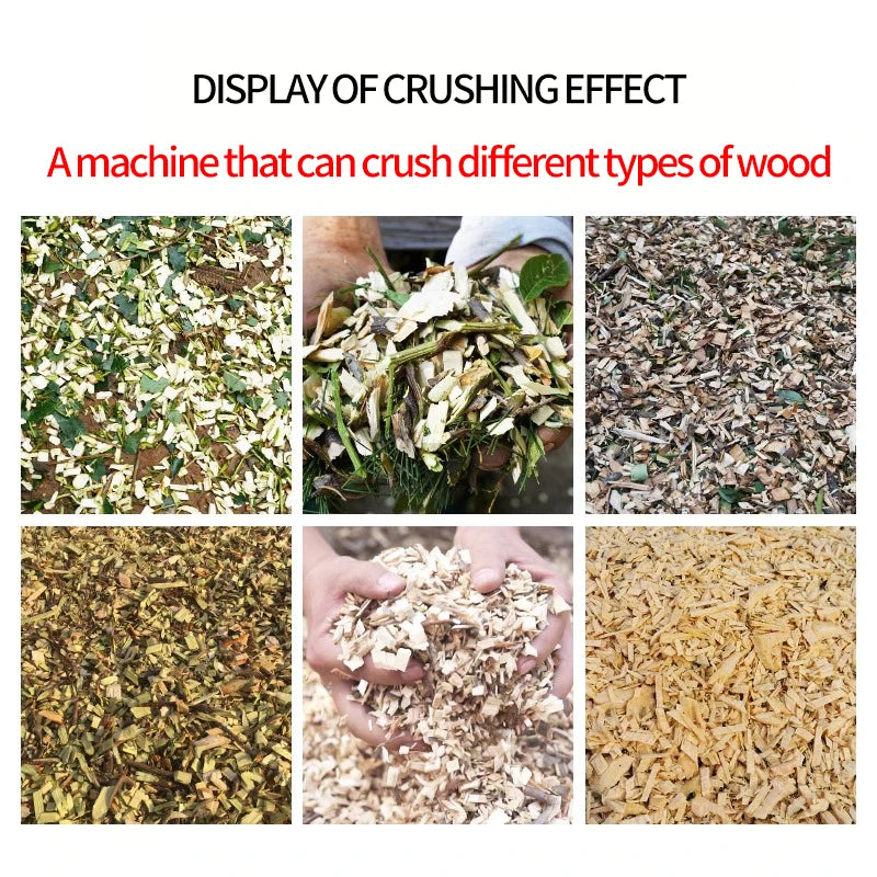 YM Diesel Wood Shredder Gasoline or Electric Driven Wood Chipper Shredder Gasoline Corn Stalk and Wood Shredder