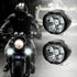 6 LED Motorcycle Headlight Spot Light High Bright Waterproof Scooters Auxiliary Lamp Spotlights Fog Bulb Work Lights with Switch