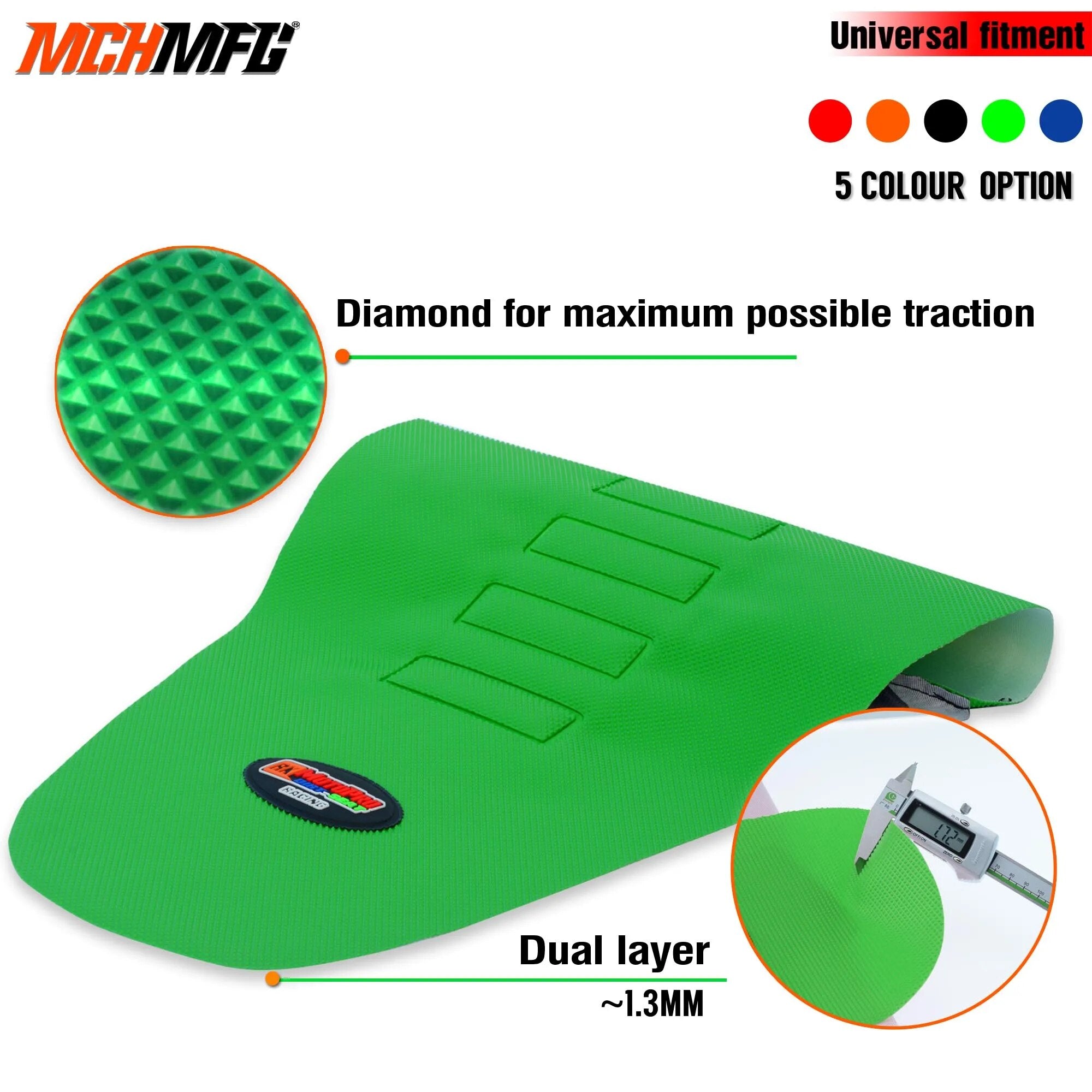 Motorcycle Seat Cover Non-Slip Thick Particles Suitable For CRF YZF WR RMZ KAYO T6 BSE 125 150 250 300 350 450
