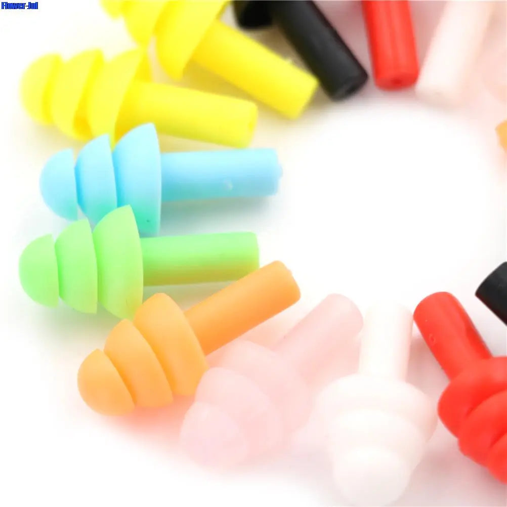 20pcs Ear Plugs Sound Insulation Waterproof Silicone Ear Protection Anti-noise Earplugs Sleeping Plug For Travel Noise Reduction