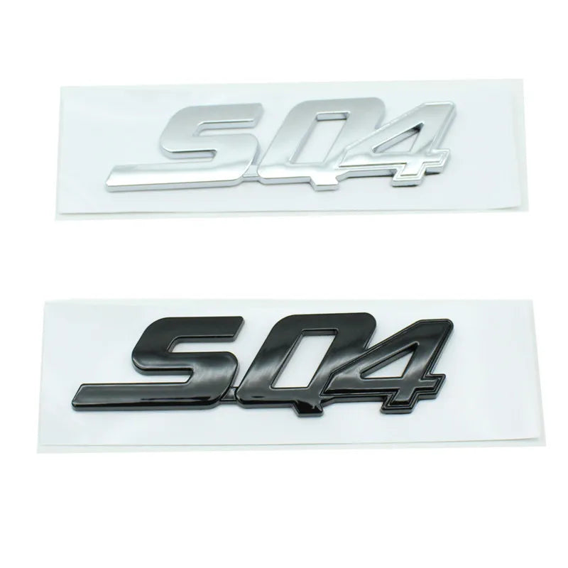Car 3D ABS Trunk Letters Logo Badge Emblem Styling Decals Sticker For Maserati Ghibli Quattroporte Levante Q4 SQ4 GTS Gransport