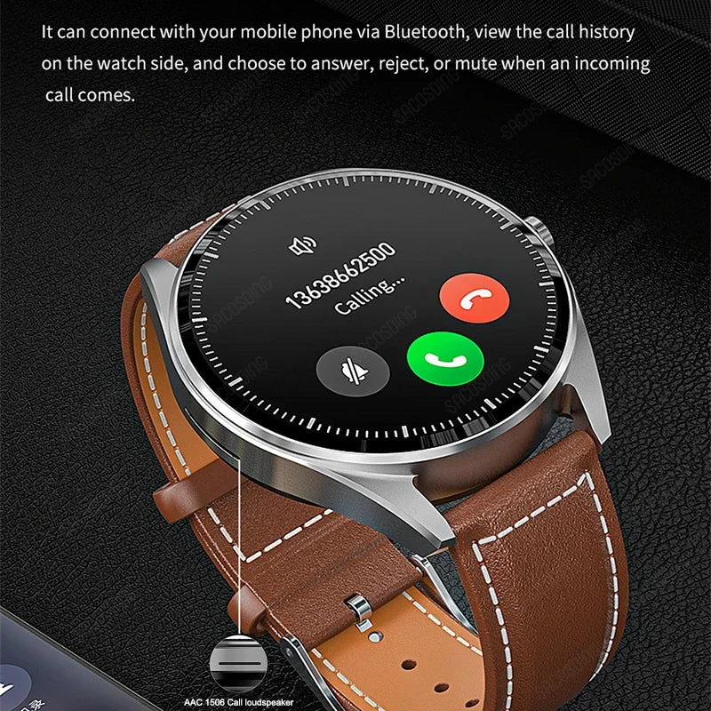 Luxury 2 in 1 Smart Watch 4G Memory Local Music Bluetooth Call HIFI Sound Quality AMOLED 466*466 Smart Watch For Men Women 2024