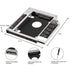 Aluminum SATA 3.0 2nd HDD Caddy 9.5mm SSD CD DVD Case HDD Enclosure for Apple Macbook Pro Air 13/15/17" SuperDrive Optibay