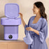 13L Portable Mini Folding Washing Machines Socks Underwear Panties Retractable Automatic Washing Machine Travel Home Bra Washer