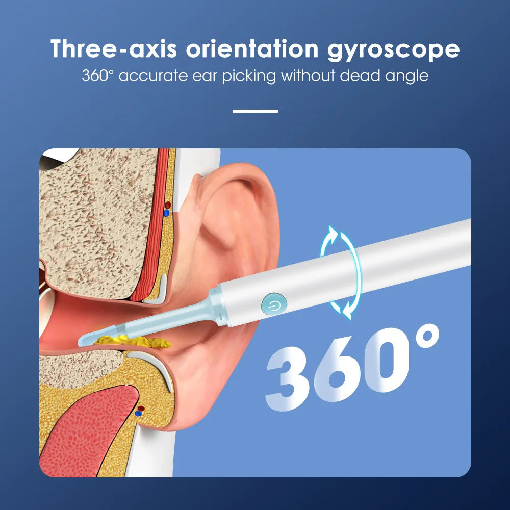 Wireless Smart Visual Ear Cleaner 3.9mm Wifi Visual Earwax Clean Earpick 5million Earscope Endoscope  Inspection Otoscope Camera