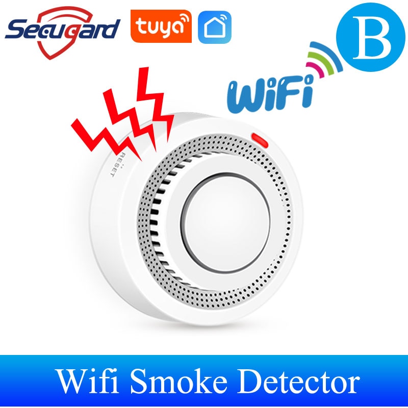 433MHz Smoke Detector Wireless Fire Sensor Cigarettes Smok Detect For Kitchen Warehouse Smart Home Security Alarm System