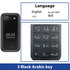 New and Original Nokia 2660 4G Feature Flip Phone 2.8" Display Bluetooth FM Radio 1450mAh Dual SIM Rugged Push-button Telephone