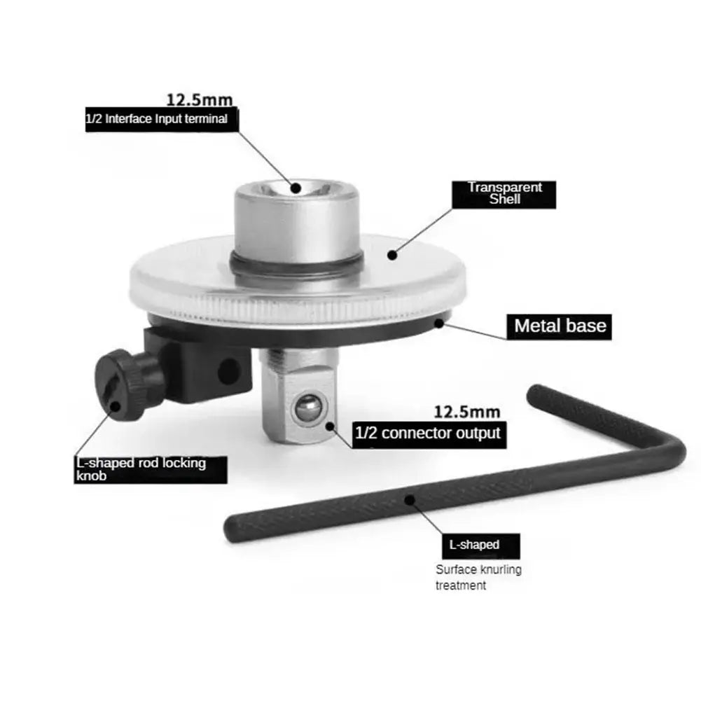 Torque Wrench Torquemeter Dial Automotive Tools Hand Tool Auto Service Equipment Garage Tools Calibrated In Degrees New Wrench