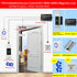 12V DC RFID Reader Keyless Door Opener Metal  Access Control Keypad 800 Users Mini  IP66 Waterproof Embedded Fingerprint Reader