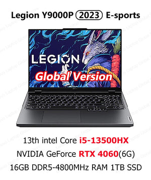 New Lenovo Legion Y9000P Laptop 2023 E-sports 13th Intel i9-13900HX/i7-13700HX/i5-13500HX 2.5K 240Hz 16inch Gaming Notebook PC