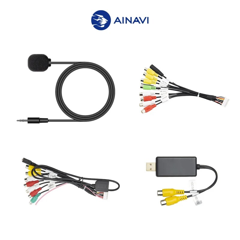 Ainavi Microphone for android car radio MIC AI voice control Activation code RCA Cable