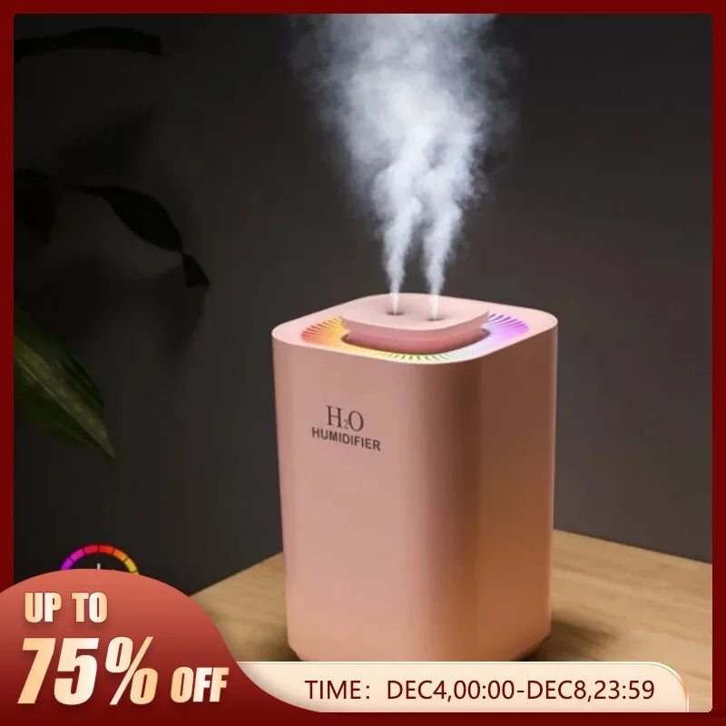 3.3L Large Capacity Humidifier Quiet Humidifier for Home and Bedroom Hydrating Spray
