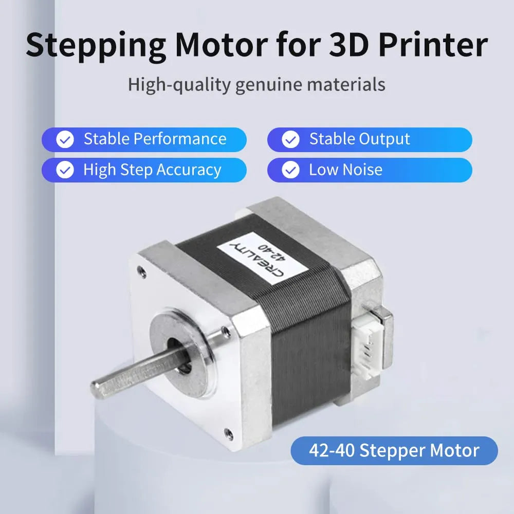Creality Original 3D Printer Part 42-34/42-40 Stepper Motor X Axis Z Axis 2 Phase 1A 1.8 Degree 0.4N.M for Ender-3/S1 Pro/Max