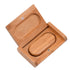 JASTER Free Custo Logo Wooden Box USB Flash Drive 128GB Personal Logo Wedding Gift Memory Stick 64GB Wood Pendrive 32GB U disk