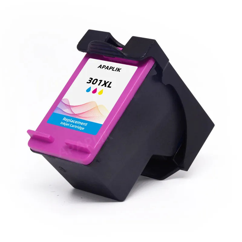 APAPLIK Remanufactured Ink Cartridge For HP 301 XL Black and Tricolor For HP Deskjet 1000 1010 1050 1050A 2050 2050A 2540