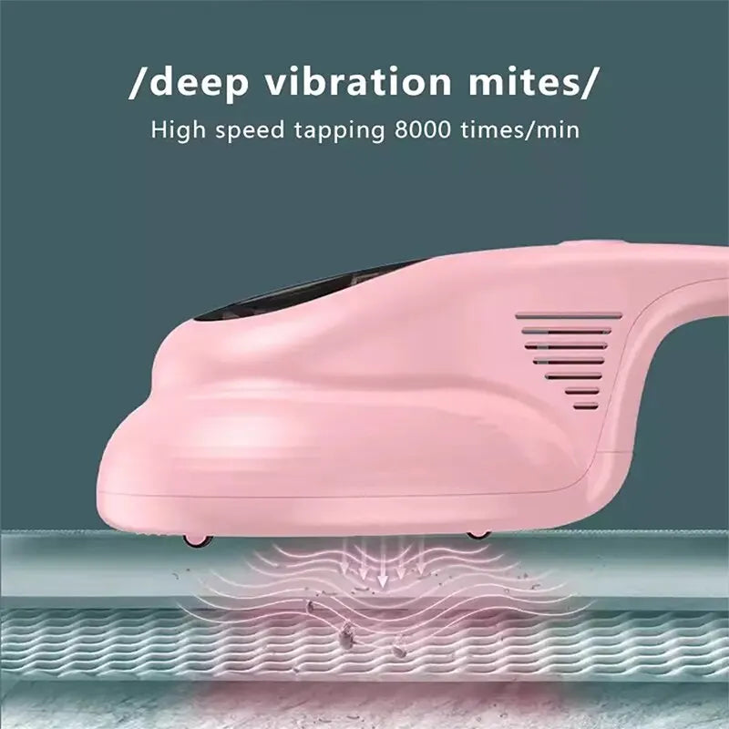 Ultraviolet Mite Removal Instrument 10000PA Vacuum Cleaner Cordless Handheld Vacuum For Mattress Sofa Bed Home Detachable Filter
