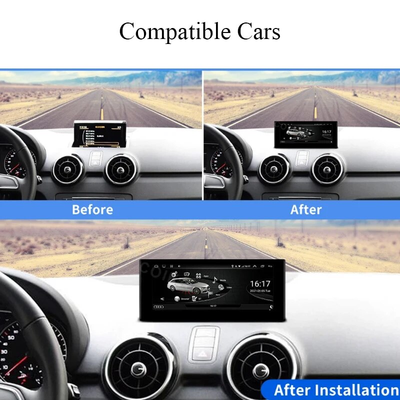 NAVISTART Android auto System Car Multimedia Radio Player Apple Carplay For Audi A1 2012-2018 GPS Navigation Car Accessories