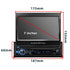 Grandnavi Universal 1Din Retractable Car Radio Stereo MP5 Player 7inch Touch Screen Mirrorlink SD FM USB Bluetooth AUX Audio
