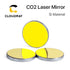 Cloudray Co2 Laser Si reflective Mirrors for Laser Engraver Gold-Plated Silicon Reflector Lenses Dia. 19 20 25 30 38.1 mm