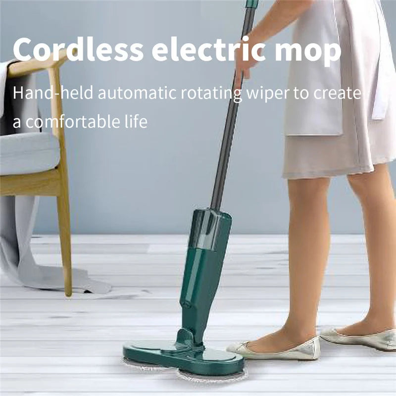 Wireless Electric Mop With Sprayer Floor Washing Mops With Self-spin To Clean Floor Handheld Smart Household Automatic Mop