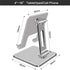 Aluminium Alloy Phone Holder Stand Mobile Smartphone Support Tablet Desk Portable Metal Cell Phone Holder for iPhone iPad