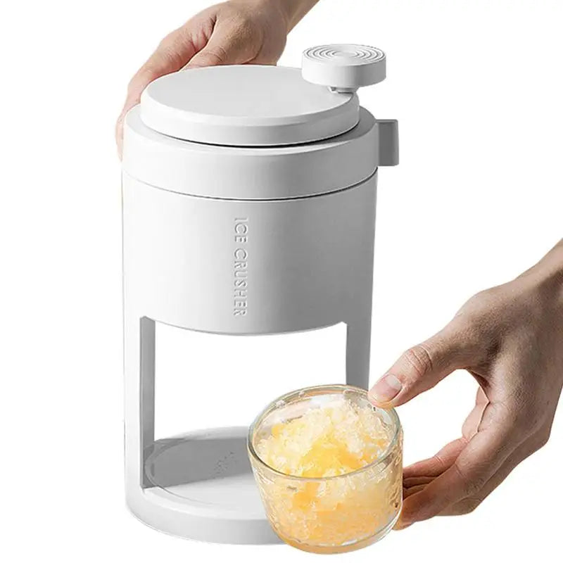 Shaved Ice Machine Ice Crusher Universal Portable Cocktails Slush Machine Ice Cube Crushed Smoothies Manual Ice Breaking Machine