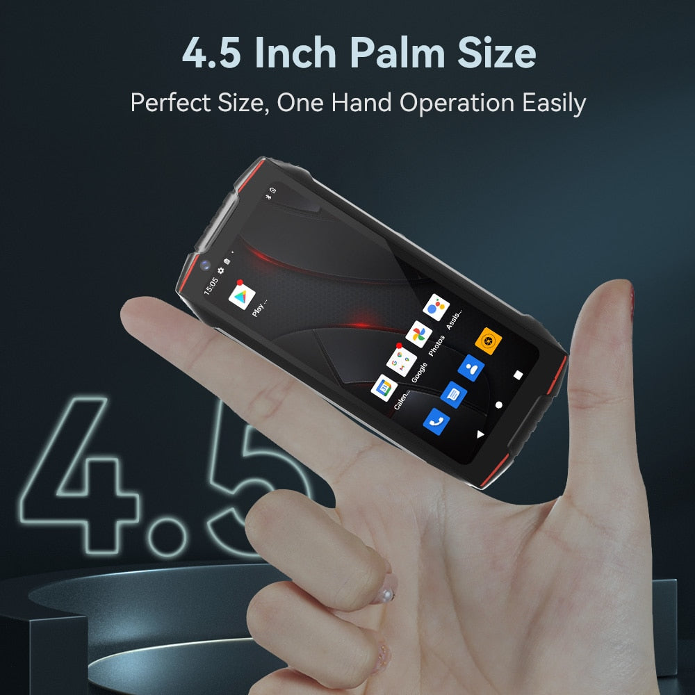 4.5" Waterproof Mini Smartphone, Cubot KingKong MINI 3, Helio G85 Octa-Core, 6GB+128GB, NFC, Dual SIM, Rugged Phone, 4G Celulare