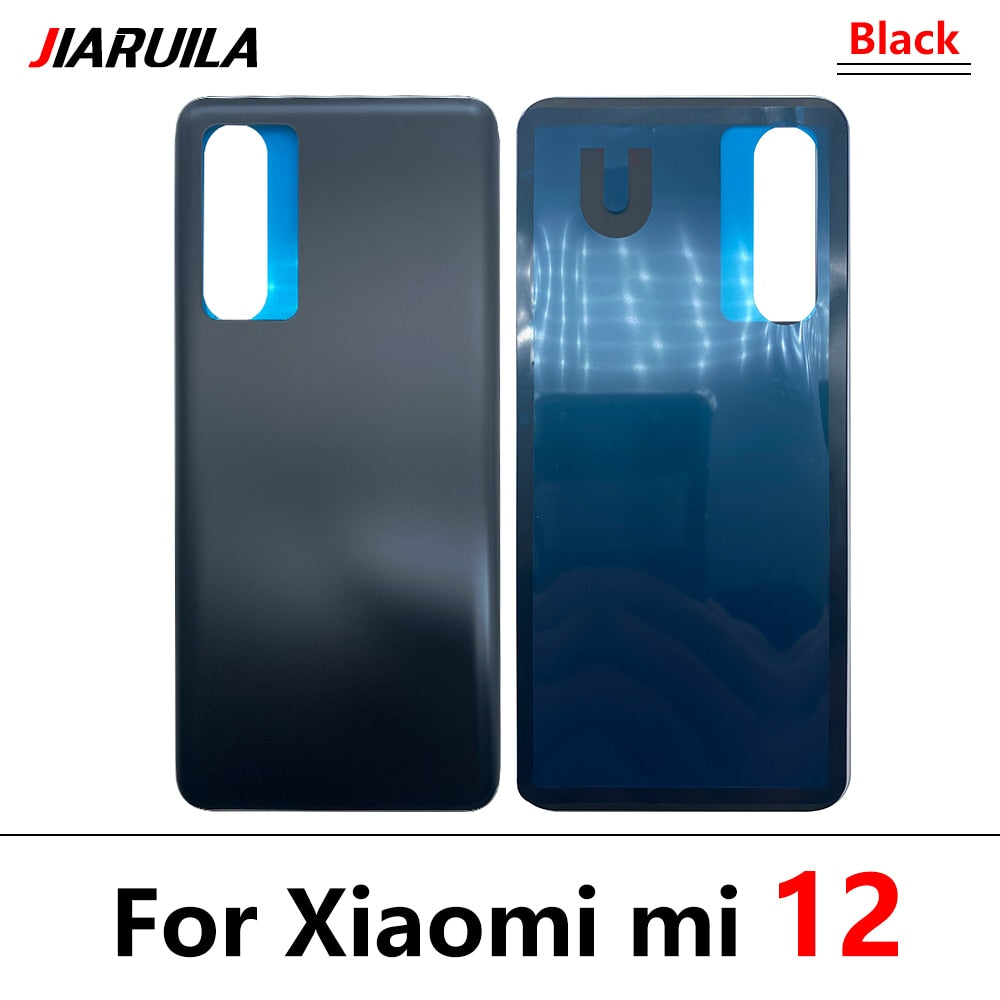 New Housing Battery Cover Repair Replace Back Door Rear Case With Adhesive For Xiaomi Mi 11T / Mi 11 / Mi 12 Pro With LOGO