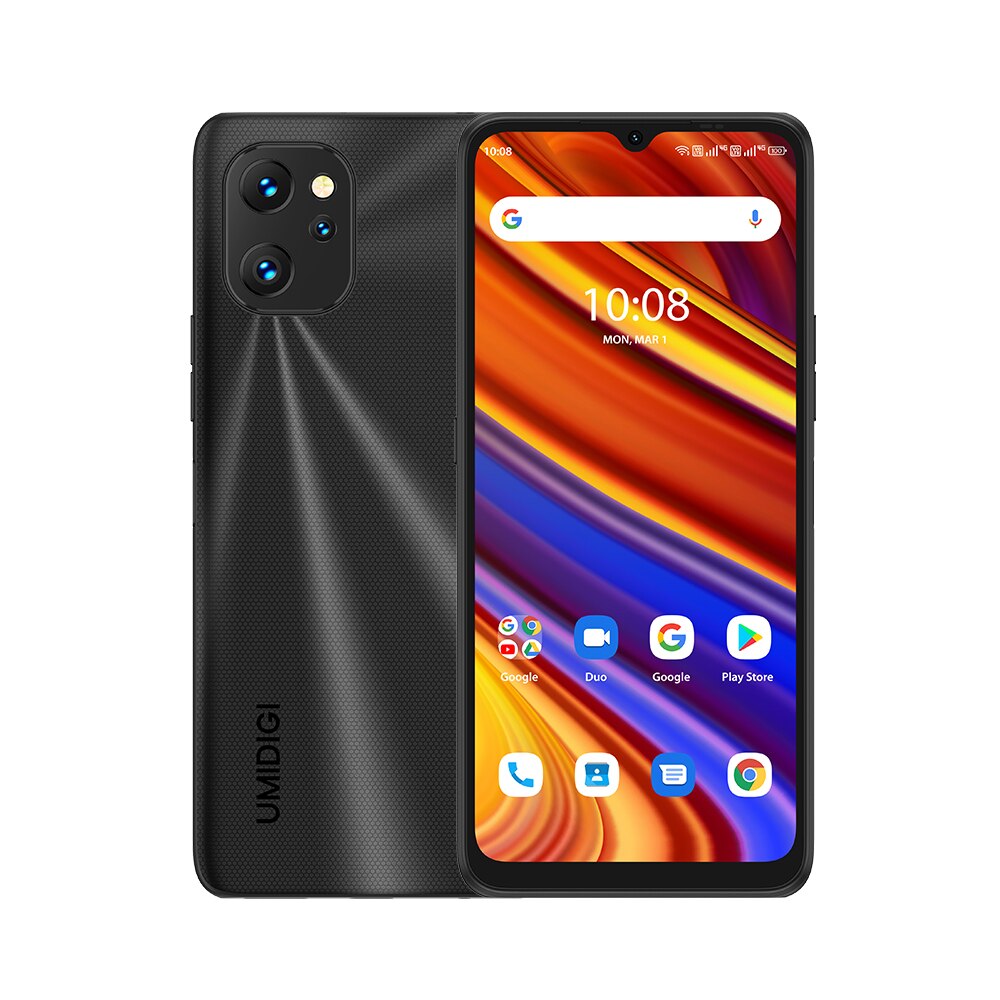 UMIDIGI Power 7 Android Smartphones Unisoc T610 4GB RAM 128GB ROM 6.7" Display 20MP Rear Camera 6150mAh Battery NFC Cell Ph