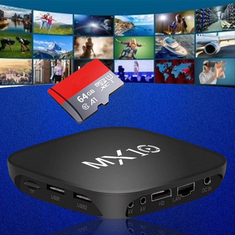 Transpeed Android 7.1 TV Box 2.4G Wifi Allwinner PK3228  8gb Rom Youtube Media Player Mxq Pro 4k Set Top Smart TV Box EU Plug