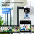 1080P 4PCS CCTV IP Wifi Surveillance Camera Outdoor Waterproof Security Protection Wireless Home Camera Monitor Track Alarm 360°