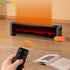 Electric Heater 3D Simulation Flame Warmer Quick Heating Household Floor Warm Air Blower Winter Electric Fireplace Skirting Line