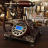 Retro Fixed Telephones Old Vintage Wired Home Landline Phone Push-button Dial And Rotary Dial Classic Nostalgic Best Gift